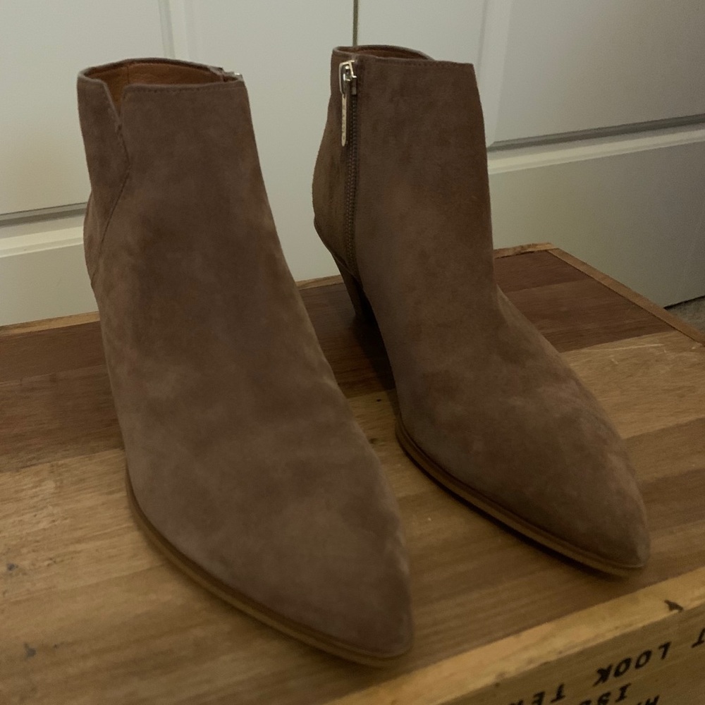 Franco Sarto Leather Bootie Size 8